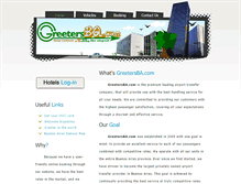Tablet Screenshot of greetersba.com